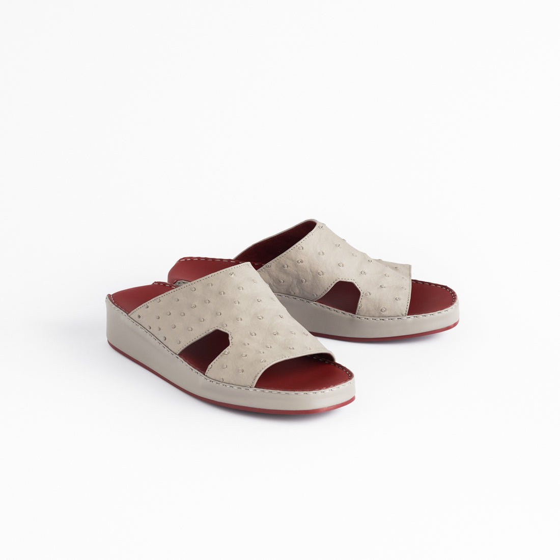 Piel Ostrich Serenity Sandal