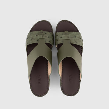 Piel Ostrich Sinfonia Olive