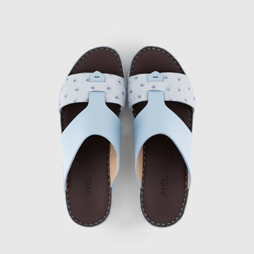 Piel Ostrich Sinfonia Sky