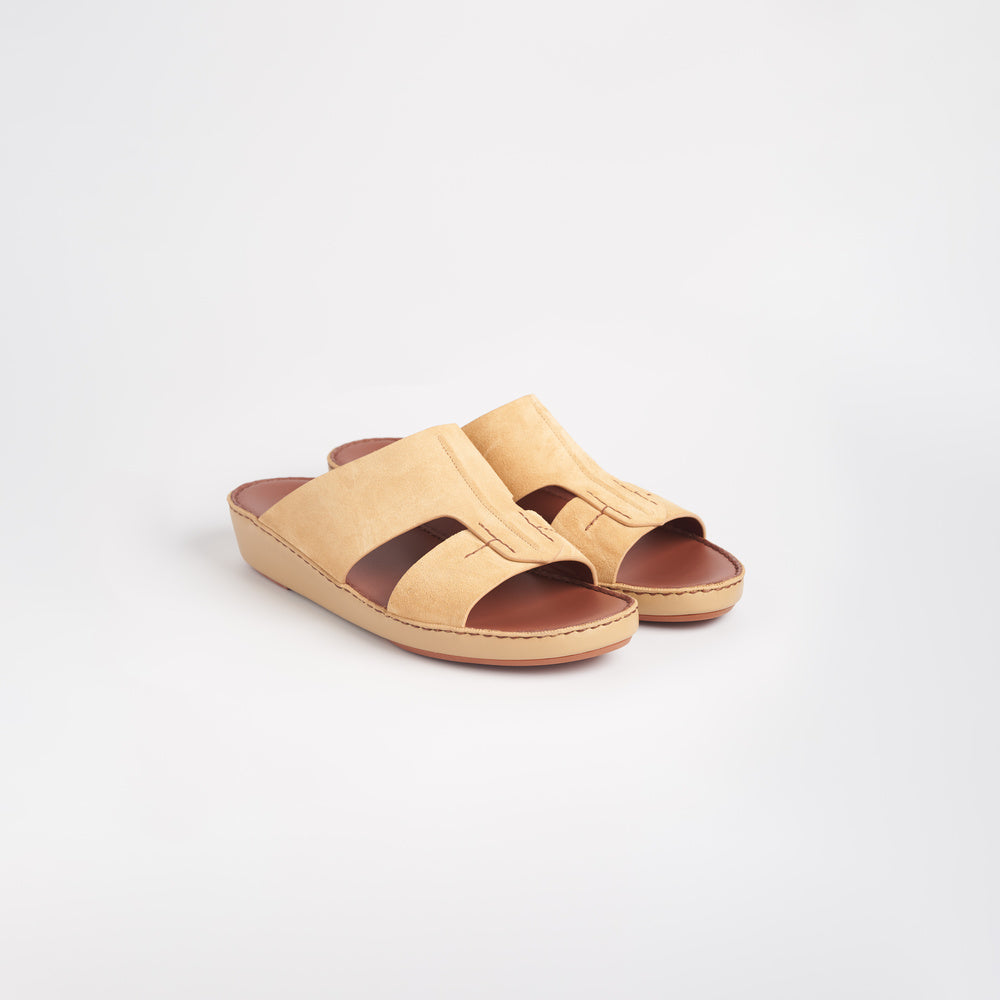 Stitch Suede Sandals